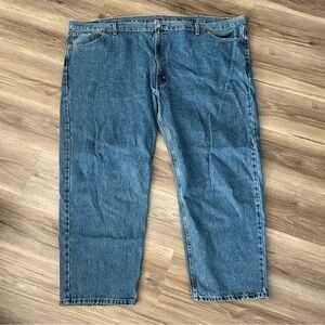 Levi’s Blue 550 Jeans Men Women Plus Size Waist Measures Size 58